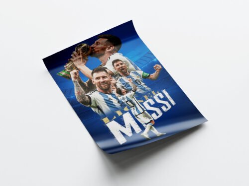 Lionel Messi 'World Cup Champion' Poster