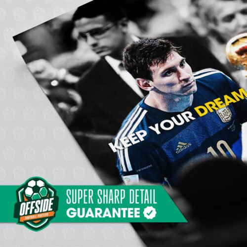 Lionel Messi 'Keep Your Dream Alive' Poster
